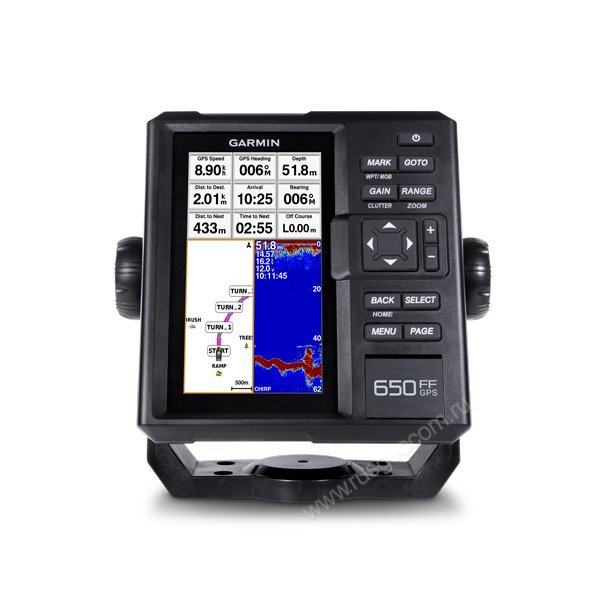 Эхолот Garmin FF 650 GPS с трансдьюсером GT20-TM