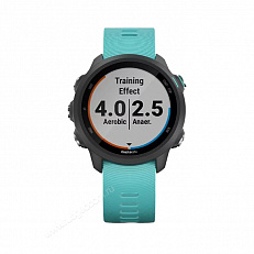 gps Часы Garmin Forerunner 245 Music черные с бирюзовым ремешком