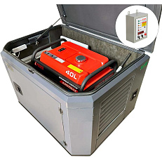 A-iPower A9000EAX в тихом зимнем кожухе 1200 RAL 7024 + блок автозапуска A-iPower 400 В, 25 А