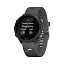 Часы Garmin Forerunner 245 черные с серым ремешком