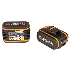 WORX WA3553.2 - комплект 2х аккумулятор 2*20В 4.0 Ач