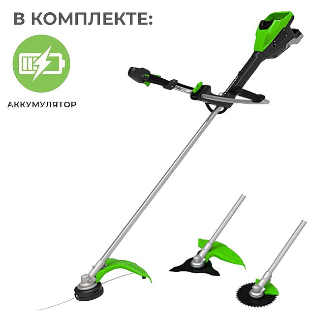 Greenworks TB201H бесщеточный, 82V c АКБ 5 Ач