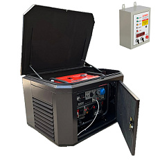 A-iPower A6000EAX в супертихом зимнем кожухе 1400SS RAL 8019 + блок автозапуска A-iPower 400 В, 25 А