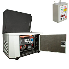 A-iPower A8000EAX в супертихом зимнем кожухе 1400SS RAL 7035 + блок автозапуска A-iPower 400 В, 25 А