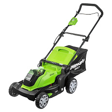 Аккумуляторная газонокосилка Greenworks G40LM41
