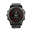 Часы GPS Garmin Fenix 5X Sapphire серые с черным ремешком