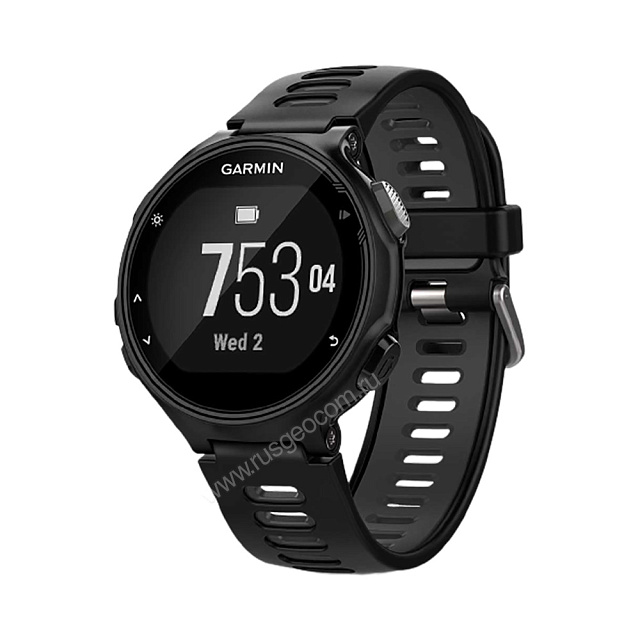 Беговые часы Garmin Forerunner 735XT HRM-Tri-Swim черно-серые