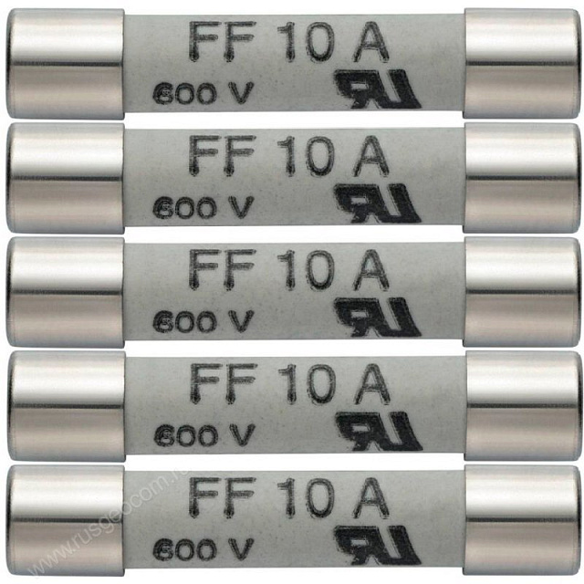 Комплект плавких предохранителей 10A/600V Testo 0590 0005