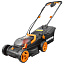 WORX WG779E.1 - 34см, 40V, 4Ач х2, ЗУ