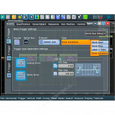 Опция синхронизации и декодирования последовательных шин данных ARINC 429 Rohde   Schwarz RTA-K7