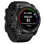 Часы Garmin Fenix 7 PRO Solar Edition серый корпус и черным ремешком