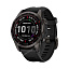 Часы Garmin Fenix 7S Sapphire Solar титановый угольно-серый DLC с силиконовым ремешком