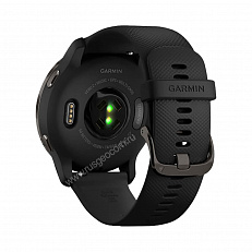 Часы с gps Garmin Venu 2 черные с серым безелем