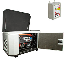 A-iPower A6000EAX в супертихом зимнем кожухе 1400SS RAL 7035 + блок автозапуска A-iPower 400 В, 25 А