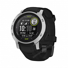 Часы Garmin Instinct 2 Solar Surf черный с белым безелем