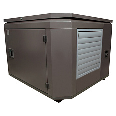 SUNREKA G10000EAX в тихом зимнем кожухе 1200 RAL 8019 - бензиновый генератор