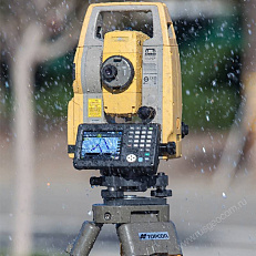 Тахеометр Topcon DS-105 в суровых условиях